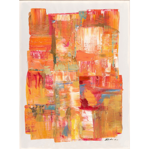 Quadro crown 90 x 120 con stampa su tela con dettagli dipinti a mano