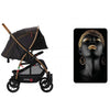 Passeggino Leggero con Ruote Grandi Baciuzzi Jeans Black