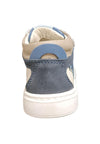 Sneakers primi passi bambino Balducci Cita beige blu pelle - Stile naturale con velcro