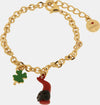 BySimon-----Bracciale-in-Metallo-con-cornetto-portafortuna-in-smalto-rosso-e-quadrifoglio