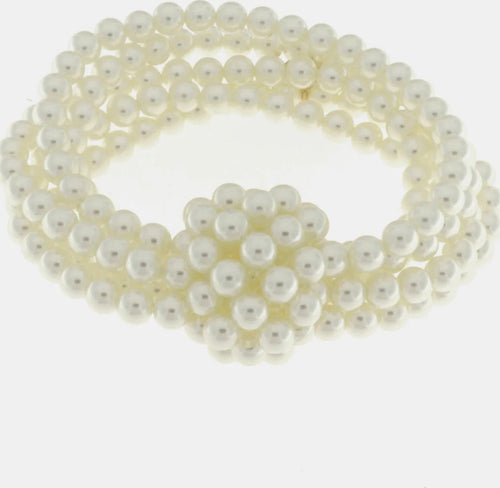 BySimon------Bracciale-in-Metallo-con-perle-e-nodo-centrale