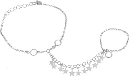 BySimon---Bracciale-Baciamano-in-Argento-con-stelle-pendenti