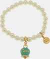 BySimon---Bracciale-in-Metallo-Bracciale-in-Metallo-con-perle-e-campanella-portafortuna-in-smalto-verde-con-scritta-Capri