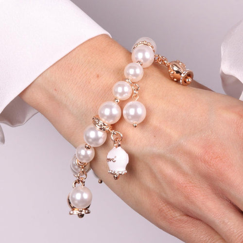 BySimon---Bracciale-in-Metallo-Bracciale-in-Metallo-con-perle-e-campanelle