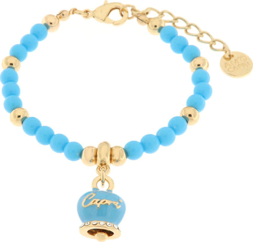 BySimon---Bracciale-in-Metallo-con-campanella-smaltata-turchese-e-perline