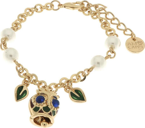 BYSIMON---Bracciale-in-Metallo-con-gufo-portafortuna,-cristalli-verdi-e-perle