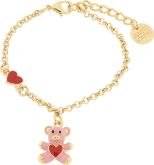 BySimon---Bracciale-in-Metallo-con-orsetto-rosa-e-cuore-rosso