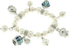 BYSIMON----Bracciale-in-Metallo-con-perle-e-campane-blu