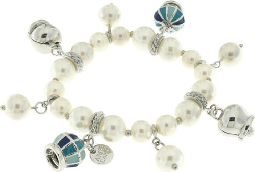 BYSIMON----Bracciale-in-Metallo-con-perle-e-campane-blu