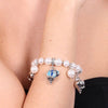 BYSIMON----Bracciale-in-Metallo-con-perle-e-campane-blu