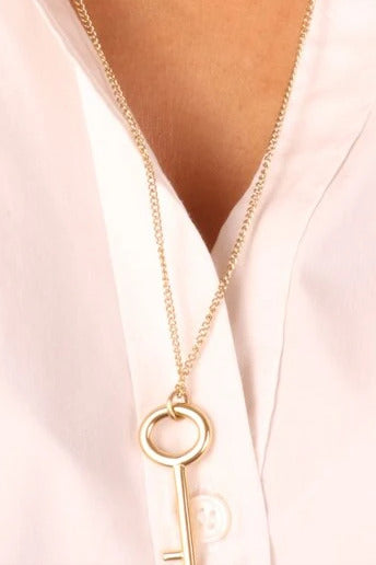 BYSIMON---Collana-in-Acciaio-con-pendente-a-forma-di-chiave