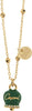 BYSIMON---Collana-in-Metallo-campanella-portafortuna-in-smalto-verde,-con-scritta-Capri-a-rilievo-e-cristalli-bianchi