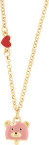 BYSIMON---Collana-in-Metallo-con-campanella-a-forma-di-orso-rosa-e-cuore-rosso
