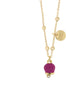 BYSIMON----Collana-in-Metallo-con-campanella-portafortuna-pendente,-impreziosita-da-smalto-e-cristalli