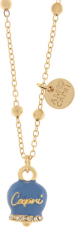 BYSIMON---Collana-in-Metallo-con-campanella-smaltata-blu-cobalto