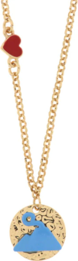 BYSIMON---Collana-in-Metallo-con-medaglia-e-disegno-Vesuvio-azzurro