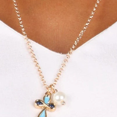 BYSIMON---Collana-in-Metallo-con-pendente-a-forma-di-croce
