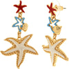 BYSIMON---Orecchini-in-Metallo-con-stelle-marine-colorate