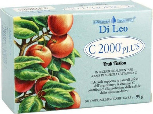 C-2000-Plus-Fruit-Fusion-integratore-alimentare-30-compresse-Di-Leo