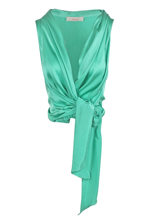 JUCCA Jucca - Top - 431663 - Verde da donna