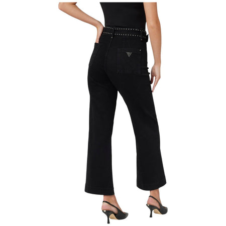 Guess pantaloni jeans neri wide leg Dakota W4BA64 D5JE1 D33P Jeans Guess