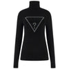 Guess maglione nero collo alto con triangolo MELANIE W5BR39Z2NQ2JBLK