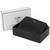 Sei G pochette nera da uomo con lucchetto ID