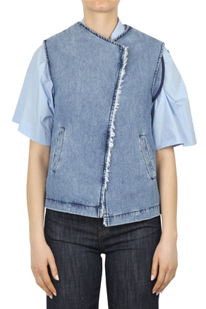 ALESSIA SANTI Alessia Santi - Gilet - 450162 - Denim da donna