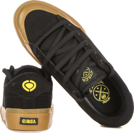 C1RCA Scarpe Skate Uomo Buckler 99 Black/gum da uomo