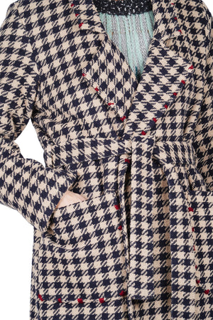 ALESSIA SANTI Alessia Santi - Cappotto - 461587 - Blu/Beige da donna