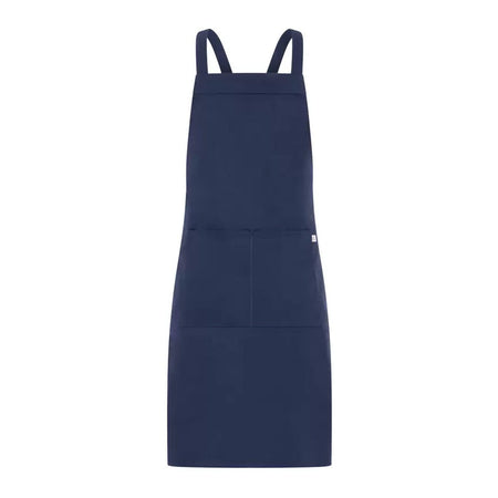 Grembiule Mykonos Blu Grembiule Servizio Pettorina con Tascone
