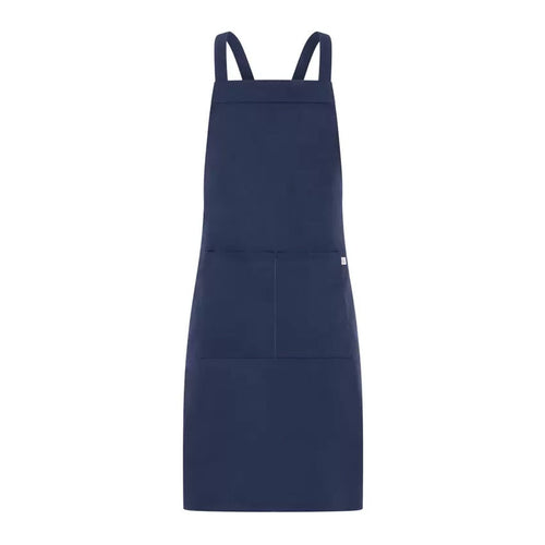 Grembiule Mykonos Blu Grembiule Servizio Pettorina con Tascone