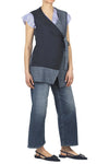 ALESSIA SANTI Alessia Santi - Gilet - 450154 - Denim da donna