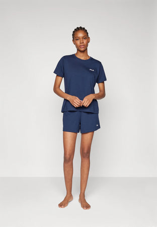Fila Pigiama Corto da Donna  in cotone Jersey a Maniche Corte FPS4176 S24