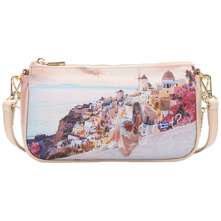 YNot borsa shoulder bag stampa Greecia Sunset YES623S4