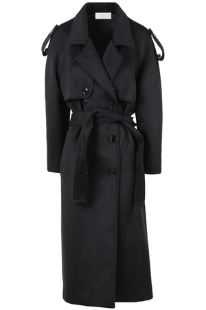 LA FEMME BLANCHE La Femme Blanche - Trench - 461448 - Nero da donna