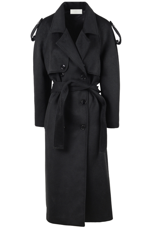 LA FEMME BLANCHE La Femme Blanche - Trench - 461448 - Nero da donna