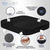 Cuscino Antidecubito - Cuscino Ortopedico Posturale per Casa, Ufficio E Auto - Rialzo per Sedia Ergonomico in Memory Foam - Supporto Lombar