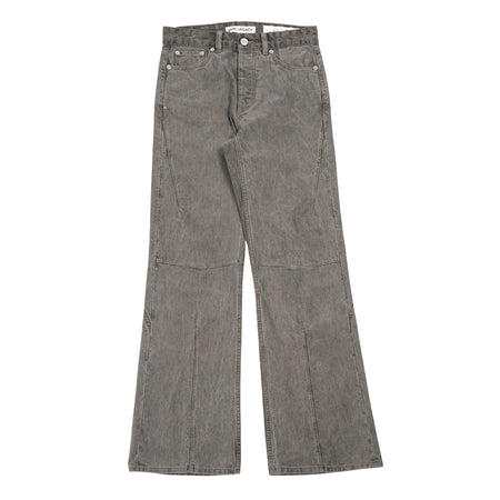 OUR LEGACY Moto Cut in Olive Pigment Coated Weave da donna