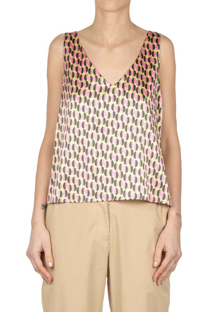 NIU - Top - 450219 - Giallo/Fuxia da donna