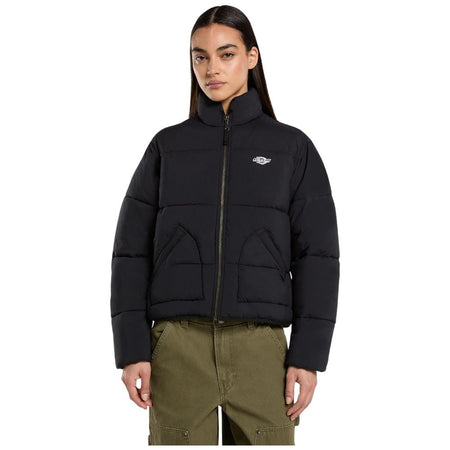 Dickies piumino da donna puffer nero Summerdale DK0A87OJBLK