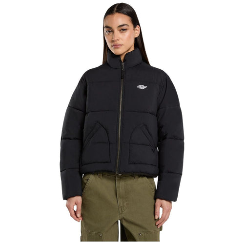Dickies piumino da donna puffer nero Summerdale DK0A87OJBLK