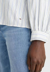 Tommy Hilfiger BLUSA VIS STRIPE RAGLAN SHIRT LS da donna
