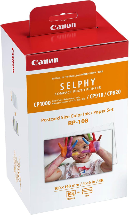 Canon RP-108 Set inchiostro a colori e carta 100 x 148 mm, 108 fogli USATO