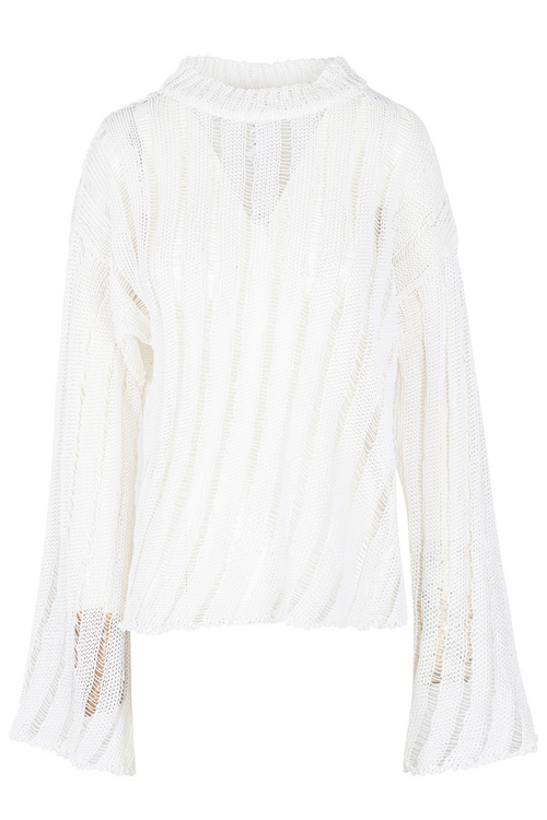 SOLOTRE Solotre - Maglia - 450768 - Bianco da donna