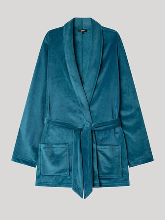 Vestaglia Donna Gisela 2/20303U – Morbido Pile con Tasche e Regolazione in Vita