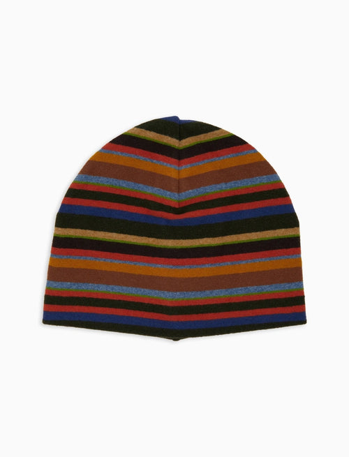 Gallo Calotta unisex pile righe multicolor cappello uomo / cappello donna