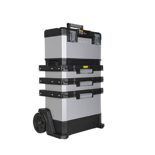 Trolley portautensili Fatmax in metallo e polipropilene con base fissa con grandi ruote