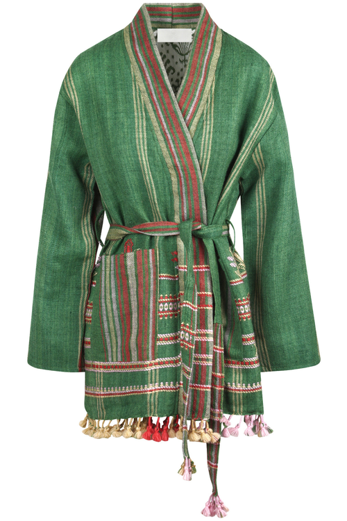 LA FEMME BLANCHE La Femme Blanche - Giacca - 461422 - Fantasia Verde da donna