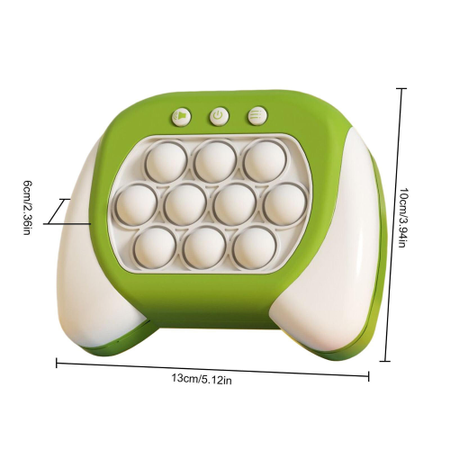 Popp It Elettrico Con Luci E Suoni - Game Console Series Verde